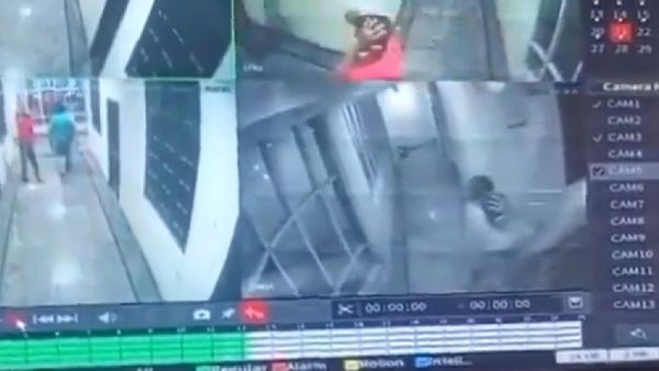 Caught On Cam: Hyderabad Man's Fatal Fall While Chasing Dog In Hotel Lobby