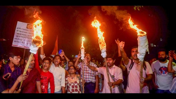 Junior Doctors in Kolkata Hold Torch Rally Demanding Justice for RG Kar Case