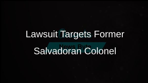 Lawsuit Filed Against Former Salvadoran Colonel for Role in 1982 Killings of Dutch Journalists