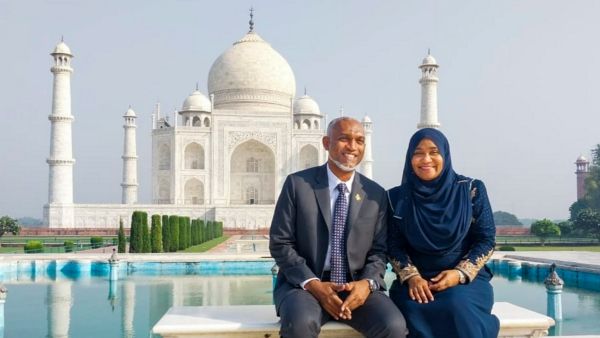 Maldives President Muizzu, Wife Visit Taj Mahal, Bowled Over By Mausoleum's 'Mesmerising' Architecture