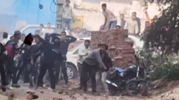 Controversial Survey Of Shahi Jama Masjid In UP's Sambhal Invites Stone Pelting, Arson, Tear Gas