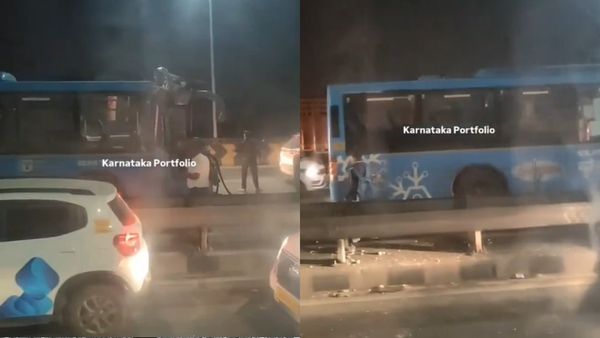 Bengaluru Flyover Accident: 2 Killed In Horrific Chain Collision Involving BMTC Bus, Truck And Car