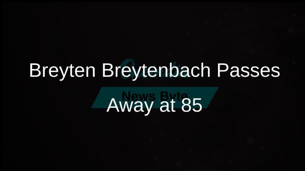 Breyten Breytenbach, Influential South African Poet and Anti-Apartheid Activist, Dies at 85