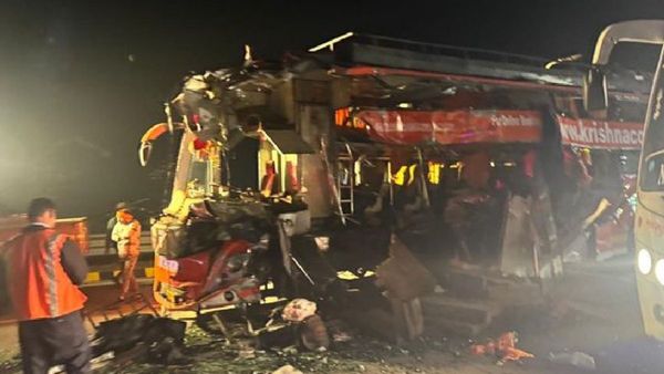 Five Lives Lost In Tragic Bus-Truck Collision On Yamuna Expressway