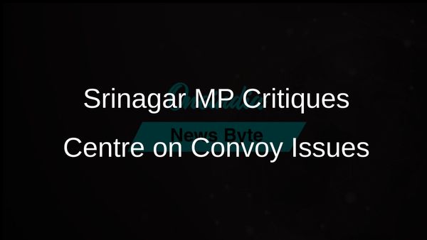 Srinagar MP Aga Syed Ruhullah Mehdi Critiques Centre's Response on Convoy Movement and Civilian Harassment