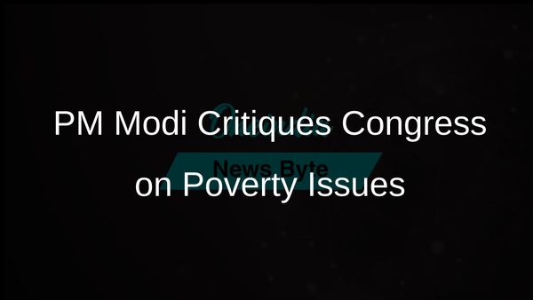 PM Modi Accuses Congress of Prioritising Vote-Bank Politics Over Poverty Eradication Efforts