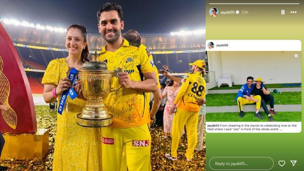 IPL 2025: Deepak Chahar's Wife Jaya Bhardwaj Writes Heartfelt Note, Thanks Chennai Super Kings For Memories