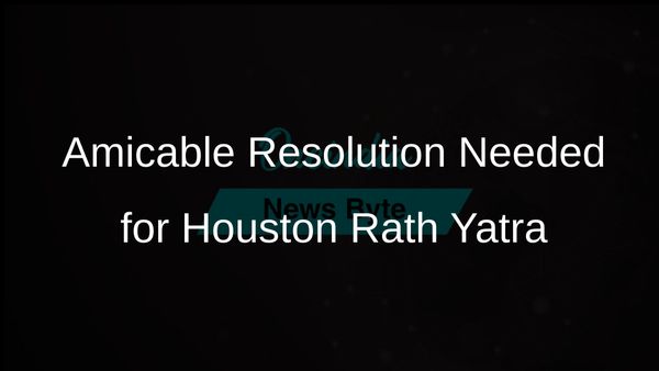Sri Sri Ravi Shankar Advocates for Amicable Resolution of Houston Rath Yatra Dispute