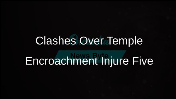 Five Injured in Stone Pelting Incident Over Temple Encroachment in Madhya Pradesh