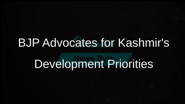 Jammu and Kashmir BJP Calls for Development Focus Over Article 370 Discussions