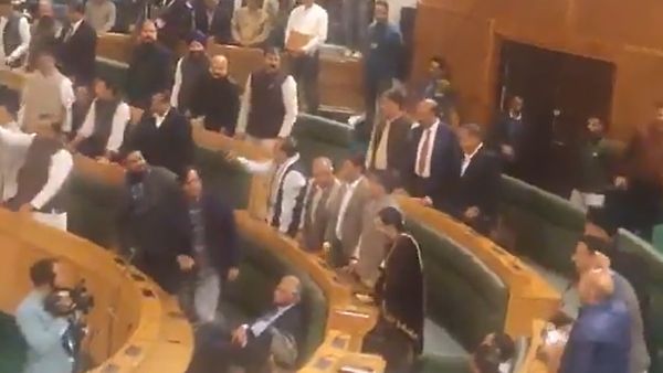 J&K Assembly's First Session In 6 Years Witnesses Uproar Over Resolution On Abrogation Of Article 370