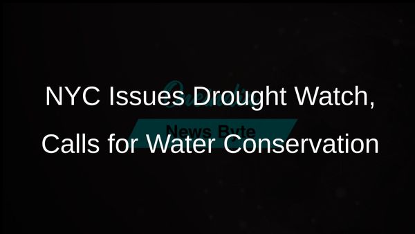NYC Declares Drought Watch, Urges Residents to Conserve Water Amid Low Rainfall