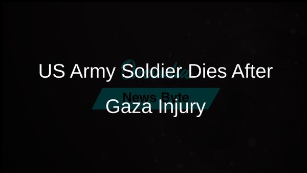 US Army Soldier Quandarius Stanley Passes Away Following Injury at Gaza Humanitarian Aid Pier