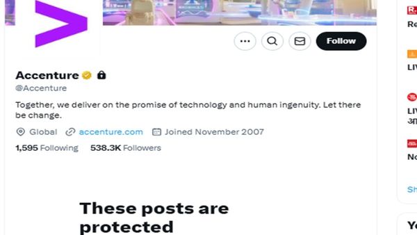 Bengaluru Techie Suicide: Amid Public Outcry, Accenture Locks Its X Profile