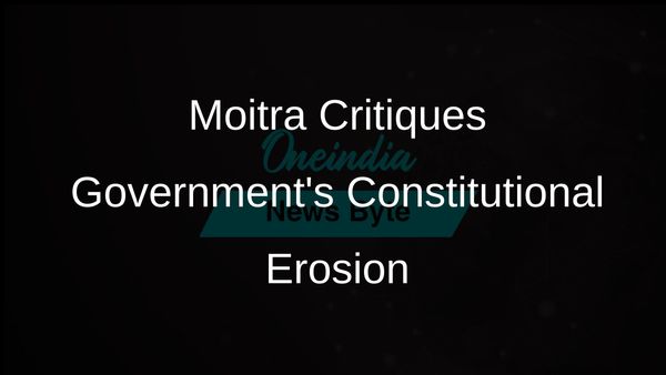 Mahua Moitra Critiques BJP Government for Systematic Erosion of the Constitution