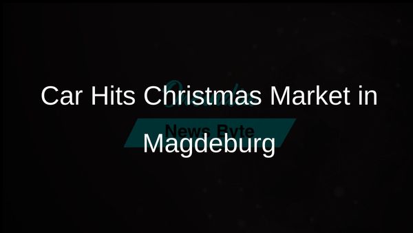 Car Drives into Crowd at Christmas Market in Magdeburg, Germany, Raising Security Concerns
