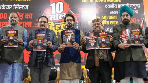 Delhi Election: BJP Issues 'Chargesheet' Against Kejriwal; Vows To Remove AAP From Power