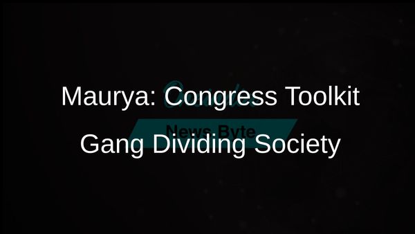 Keshav Prasad Maurya Accuses Congress Toolkit Gang of Distorting BJP Leaders' Remarks to Divide Society