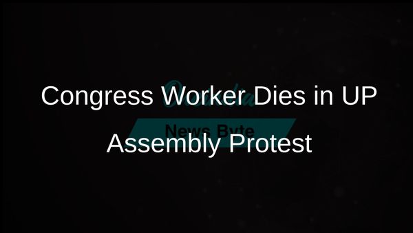 Congress Worker Dies During Protest Near Uttar Pradesh Assembly Amid Police Brutality Claims