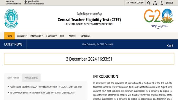 CTET Exam 2024: Steps To Download Central Teacher Eligibility Test City Slip; Direct Link