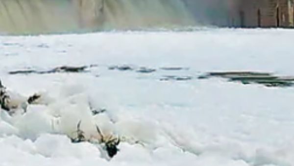 Surplus Water Release Turns Hosur’s River Into Toxic Frothy Mess