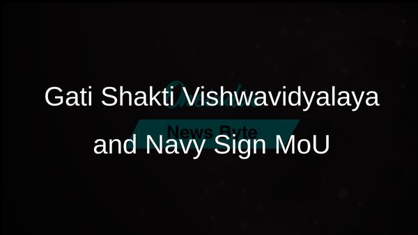 Gati Shakti Vishwavidyalaya Partners with Indian Navy to Enhance Logistics Education and Research