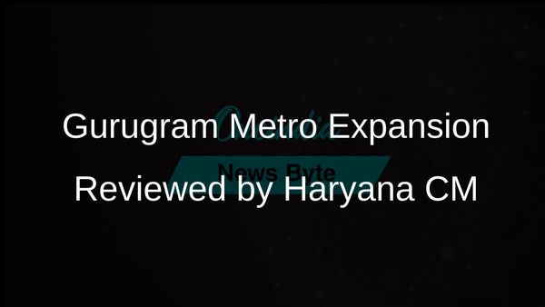 Haryana CM Nayab Singh Saini Reviews Plans for Gurugram Metro Expansion Project