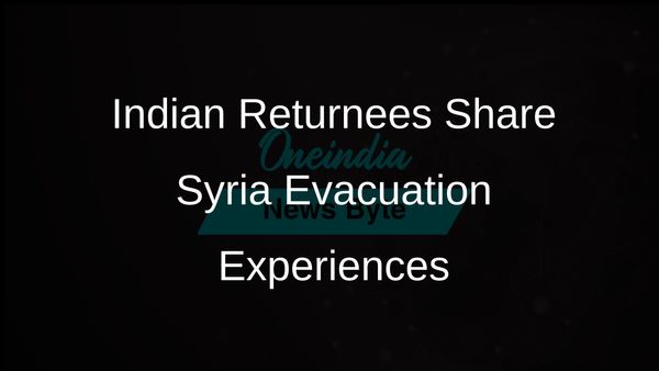 Indian Nationals Evacuated from Syria Describe Panic and Support from Embassy