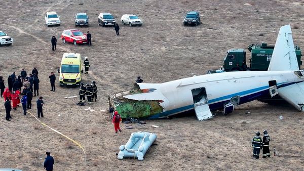 Kazakhstan Plane Crash: Rescue Efforts And Aftermath Captured In Bodycam Footage