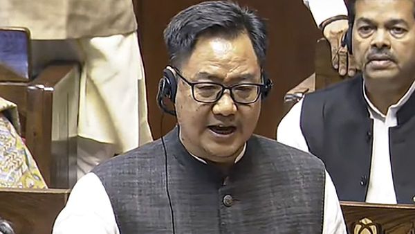 Pushing MPs Isn't 'Mardangi': Kiren Rijiju Criticizes Rahul Gandhi Over Parliament Scuffle