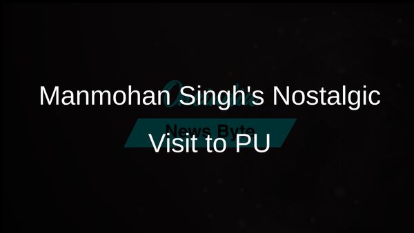 Manmohan Singh Remembers His Time at Panjab University During 2018 Visit to Economics Department