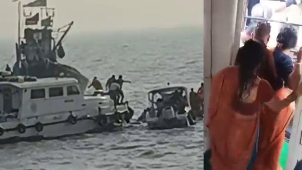 Mumbai Boat Accident: 4 Helicopters And Rescue Teams Deployed; Devendra Fadnavis Monitors Rescue Ops