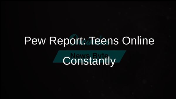 Nearly Half of American Teens Report Being Online Constantly, Pew Research Centre Finds