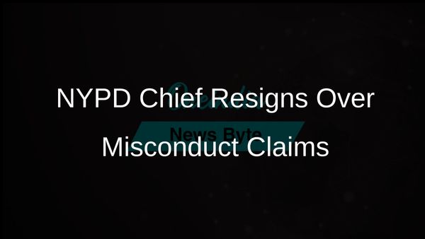 NYPD Chief of Department Jeffrey Maddrey Resigns Amid Sexual Misconduct Allegations