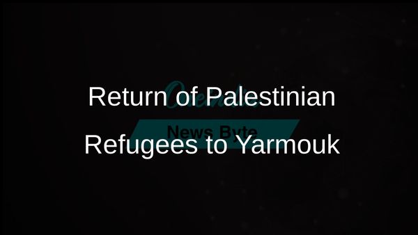Palestinian Refugees Begin Returning to Yarmouk Amid Uncertainty in Post-War Syria