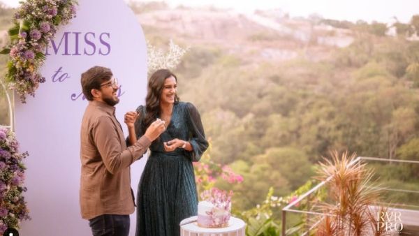 PV Sindhu's Engagement Photo Takes The Internet by Storm