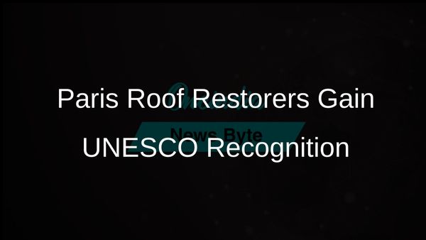 UNESCO Recognises Paris Roof Restorers for Their Unique Zinc Restoration Techniques