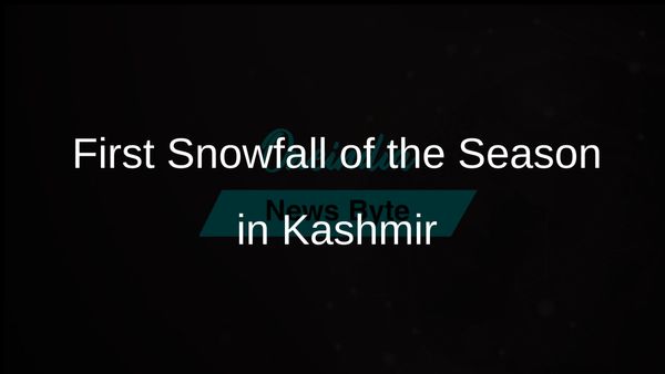 Season's First Snowfall in Srinagar and Kashmir Valley Brings Relief and Joy
