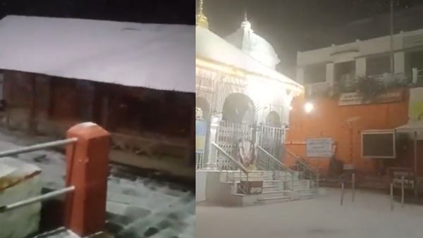 WATCH VIdeo Snowfall In Uttarkashi: Gangotri And Yamunotri Welcome Winter With A White Blanket!