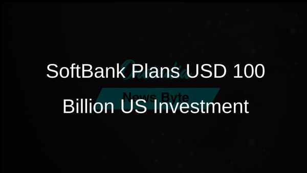 SoftBank Announces USD 100 Billion Investment in US Projects Over Next Four Years