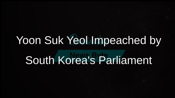 South Korea's National Assembly Impeaches President Yoon Suk Yeol Following Controversial Martial Law Decree