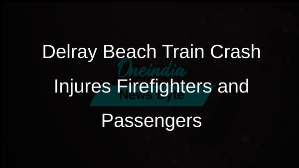 Train Collision with Fire Truck in Delray Beach Injures Three Firefighters and Twelve Passengers