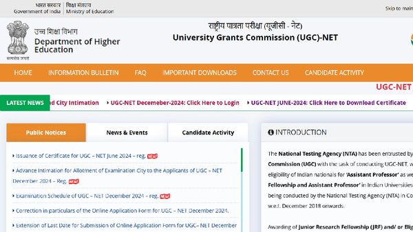 UGC NET June 2024 Certificate Out Now: Check Steps To Download; December Exam City Slip Released