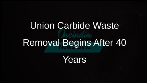 Union Carbide Toxic Waste Removal Begins After 40 Years in Bhopal for Indore Disposal