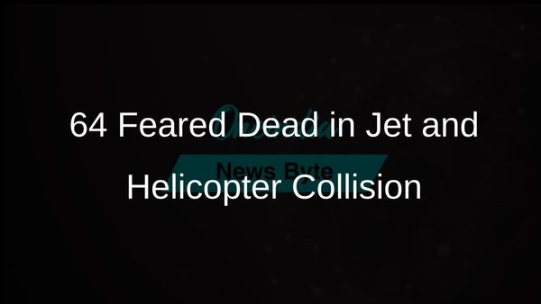 American Airlines Jet Collision with Army Helicopter Leaves 64 Feared Dead in Potomac River Incident