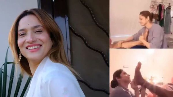 Actress Ankita Lokhande Massage Video Goes Viral