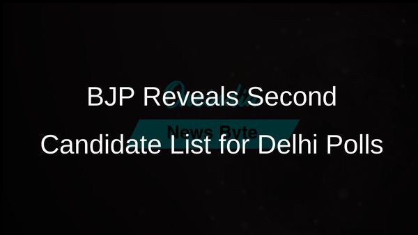 BJP Announces Second List of Candidates for Delhi Assembly Elections Featuring Kapil Mishra and Harish Khurana