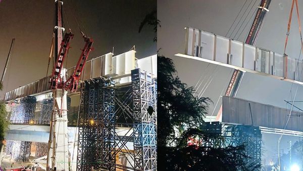 BMRCL Installs 65-Meter Composite Girder Over Salem Railway Bridge On ORR Metro Line