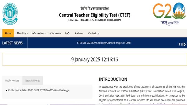 CBSE CTET Results 2024: How To Check Your Marks And Answer Key Details
