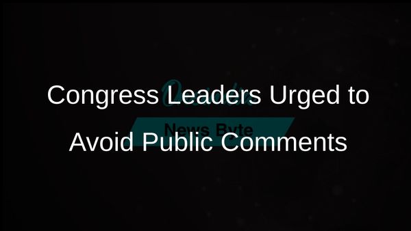 Karnataka Congress Leadership Requests Legislators to Avoid Public Statements Amid Leadership Change Speculations